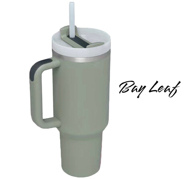 Custom Large Tumbler with Handle, 40 oz. Thermos, Bridesmaid Gift