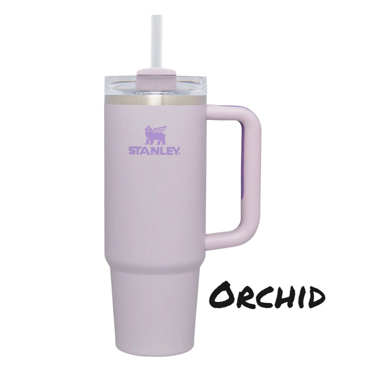 Orchid Water Bottle Tumbler 40 Oz Cup